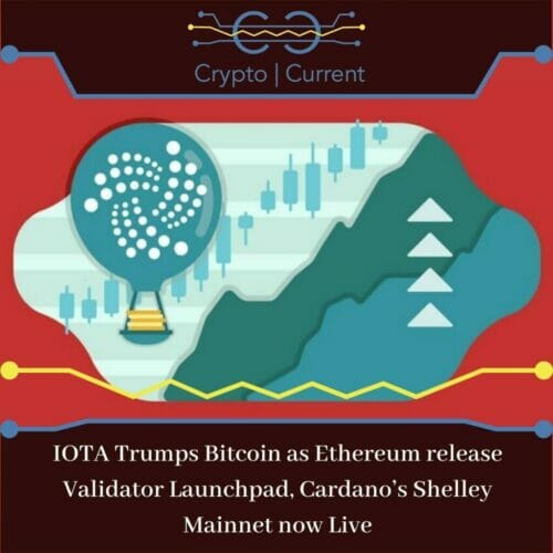 IOTA Trumps Bitcoin as Ethereum release Validator Launchpad, Cardano’s Shelley Mainnet now Live