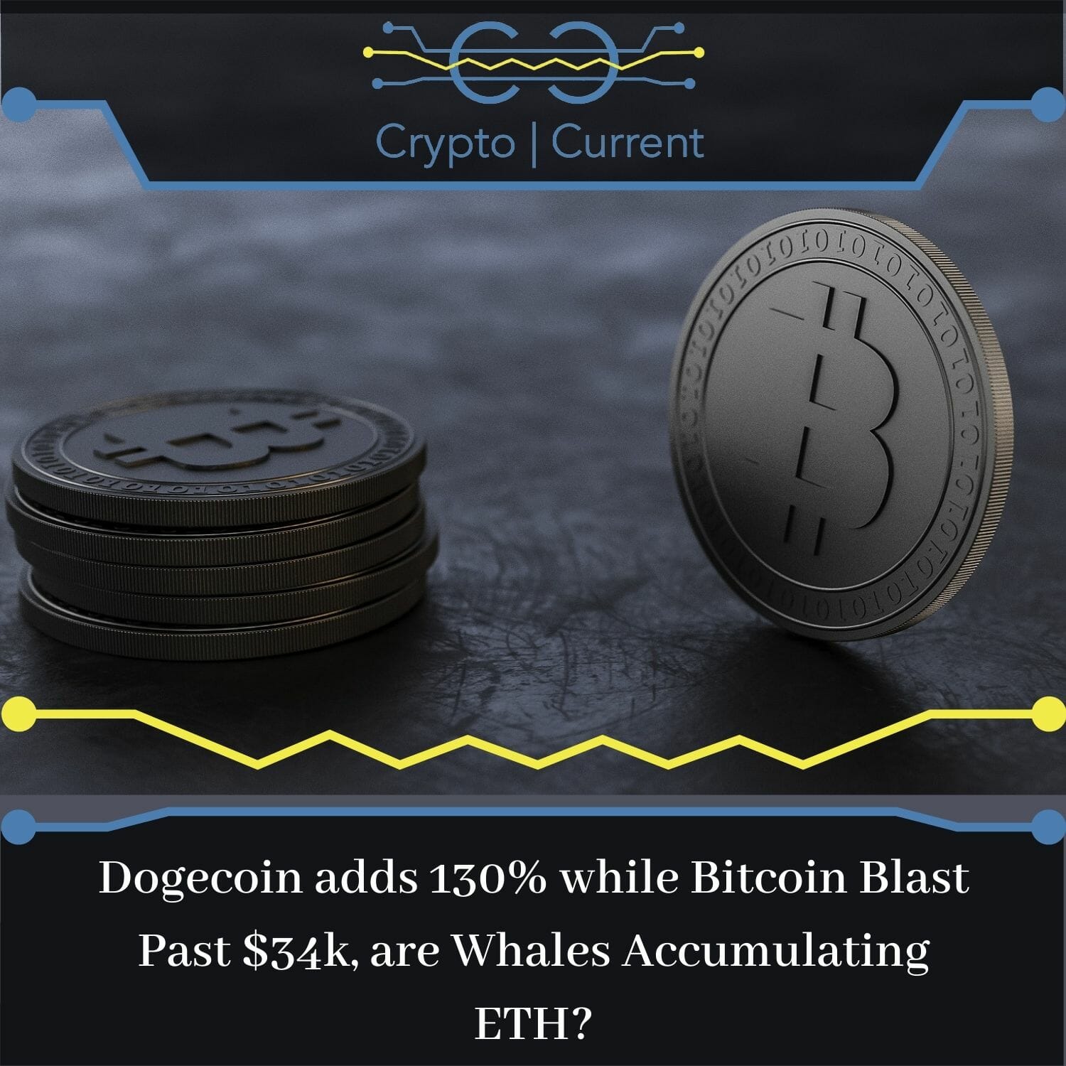 Dogecoin adds 130% while Bitcoin Blast Past $34k, are Whales Accumu