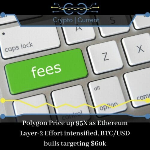 Polygon Price up 95X as Ethereum Layer-2 Effort intensified, BTCUSD bulls targeting $60k