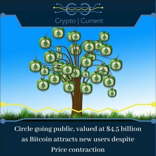 cryptocurrency predictions Circle going public, valued at $4.5 billion as Bitcoin attracts new users despite Price contraction