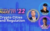 Predicting the Evolution of Crypto Cities & Regulation with Jorge Ortiz, Quin Weidner and Wayne Marcel at AGMI 2022